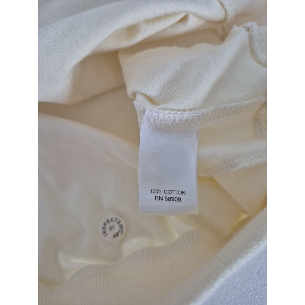 Roundtree & Yorke 1/4 Zip Sweater Mens Medium Cream Long Sleeve Pullover‎ NEW - Picture 7 of 8